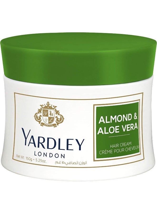 Yardley كريم شعر ياردلي لندن باللوز والألوة - 150 جرام - Image 1